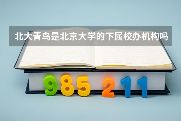 北大青鳥是北京大學的下屬校辦機構嗎？