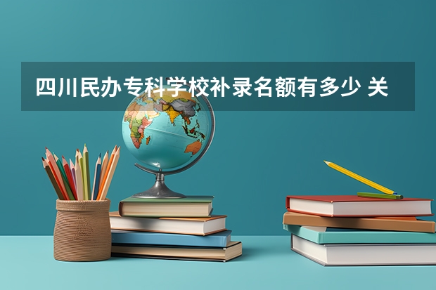 四川民辦?？茖W校補錄名額有多少 關于做好四川省普通高校?？茖哟窝a錄志愿填報工作的通知