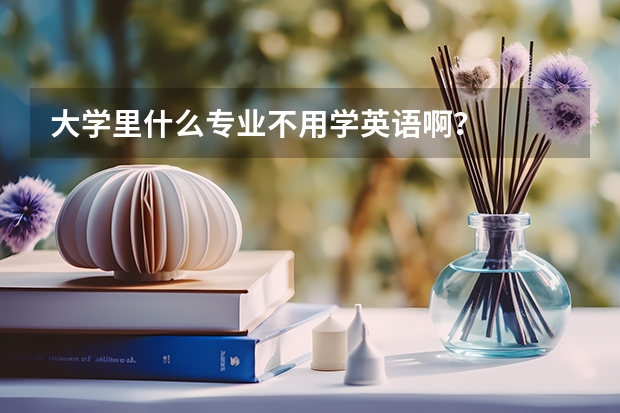 大學(xué)里什么專(zhuān)業(yè)不用學(xué)英語(yǔ)啊？