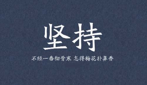 堅持的優(yōu)美句子220句