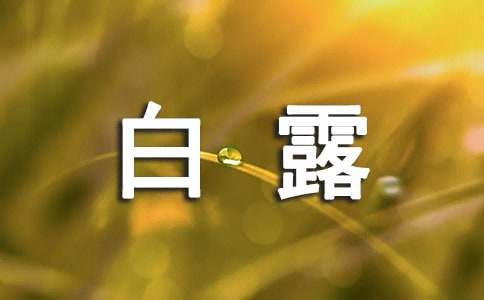 二十四節(jié)氣諺語之白露（通用90句）