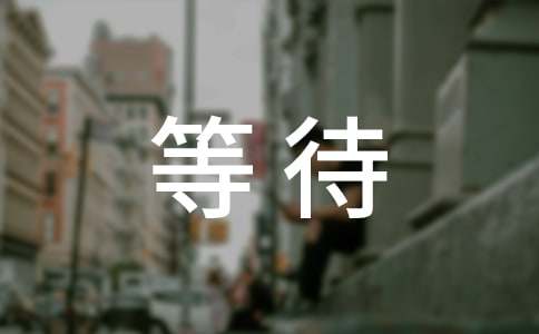 關(guān)于等待的時事論據(jù)