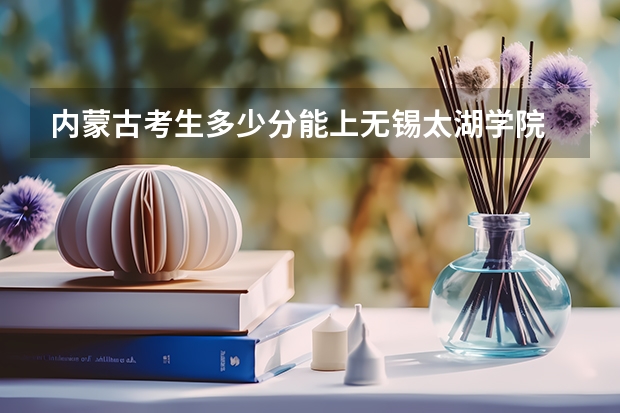 內(nèi)蒙古考生多少分能上無錫太湖學院