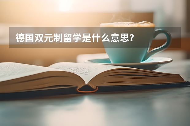 德國雙元制留學(xué)是什么意思？