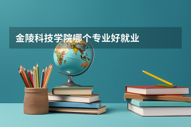 金陵科技學(xué)院哪個專業(yè)好就業(yè)