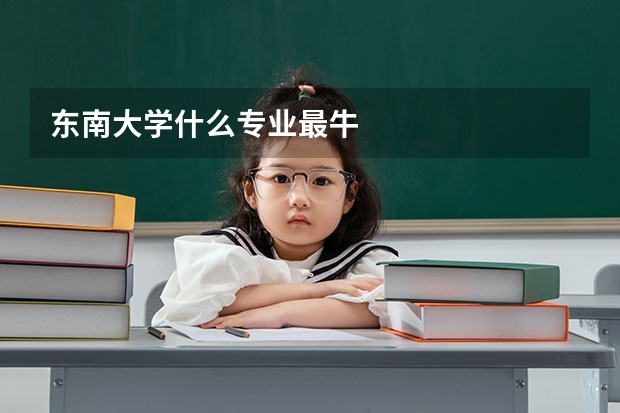 東南大學(xué)什么專業(yè)最牛