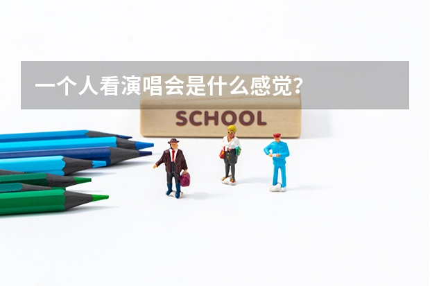 一個(gè)人看演唱會(huì)是什么感覺？